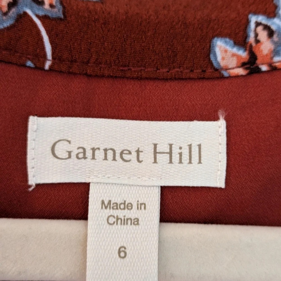 Garnet Hill sz 6 long sleeve dress - Picture 4 of 9